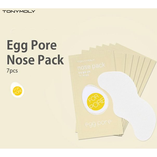 Miếng Lột Mụn Đầu Đen TonyMoly Egg Pore Nose Pack