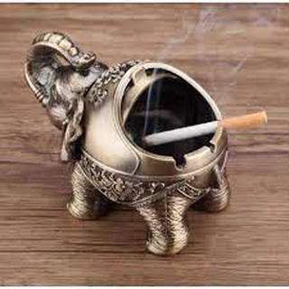 Gạt tàn voi đồng xanh