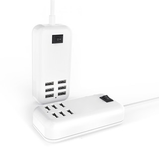 Bộ sạc 6 cổng usb 20w kèm dây cáp dài 1.8m