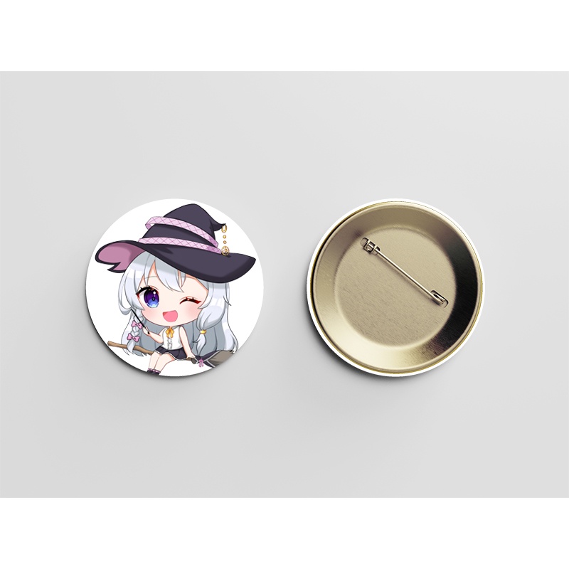 Huy hiệu cài áo IN HÌNH HÀNH TRÌNH CỦA ELENA anime chibi dễ thương tiện lợi
