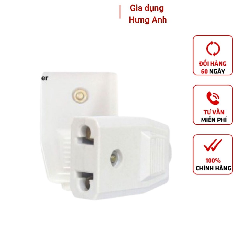 Phích cắm điện 1 PHÍCH ÂM + 1 PHÍCH DƯƠNG cao cấp