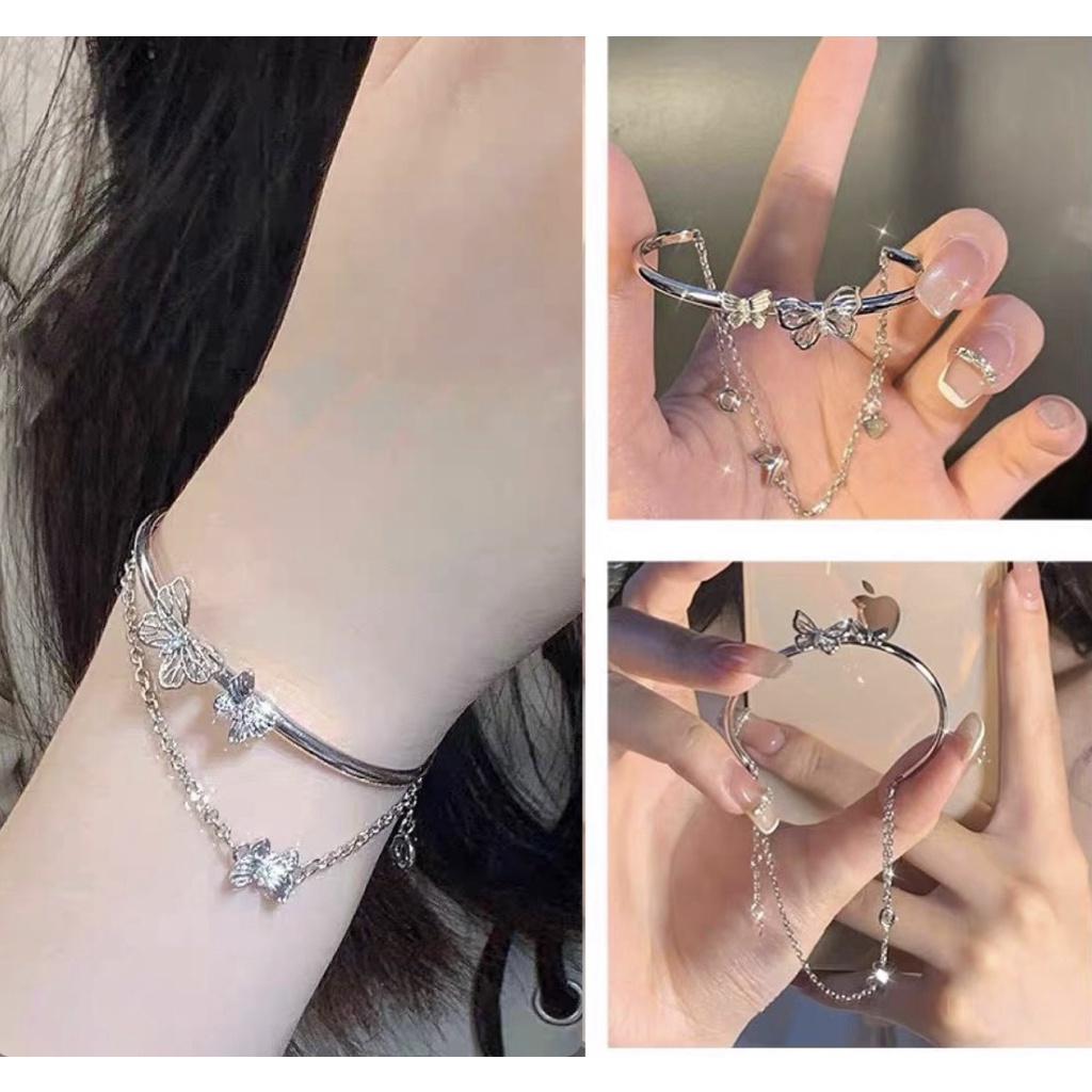 Vòng tay LOLITA họa tiết Butterfly xinh xắn dành cho bạn nữ Lắc tay dễ thương