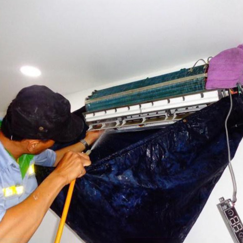 Áo trùm rửa máy lạnh So Easy C0004-34 Túi vệ sinh máy lạnh đuôi dài 2m5