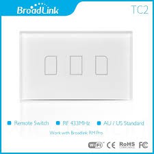 Công Tắc Cảm Ứng Broadlink TC2 - US 3 Gang