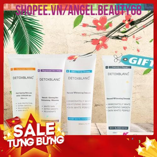 [GIẢM GIÁ SIÊU ƯU ĐÃI] [HOT HOT HOT] COMBO BODY TRẮNG TOÀN DIỆN DETOX BLANC [DETOX BLANC] [DETOX BLA