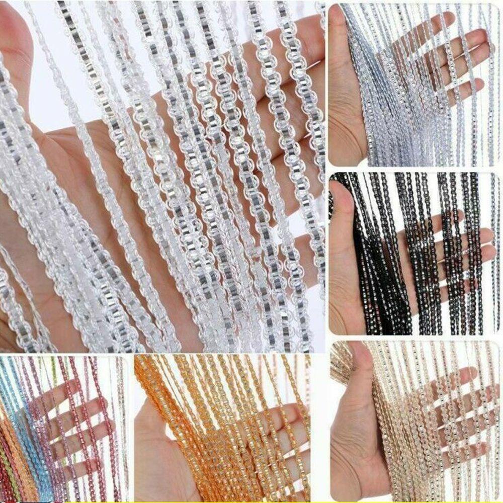 WTTLE Rèm Treo Cửa Dạng Hạt Trang Trí Nhà Cửa