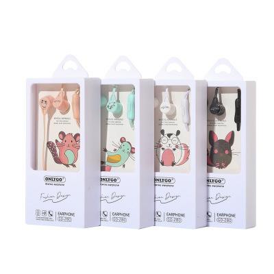 tai nghe đôi chuột vàng TNDI9 go-280 earphone cute dễ thương