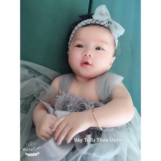 Váy bé gái màu xám (ảnh thật+ video)