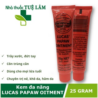 Kem đu đủ đa năng Lucas’ Papaw Ointment 25gr