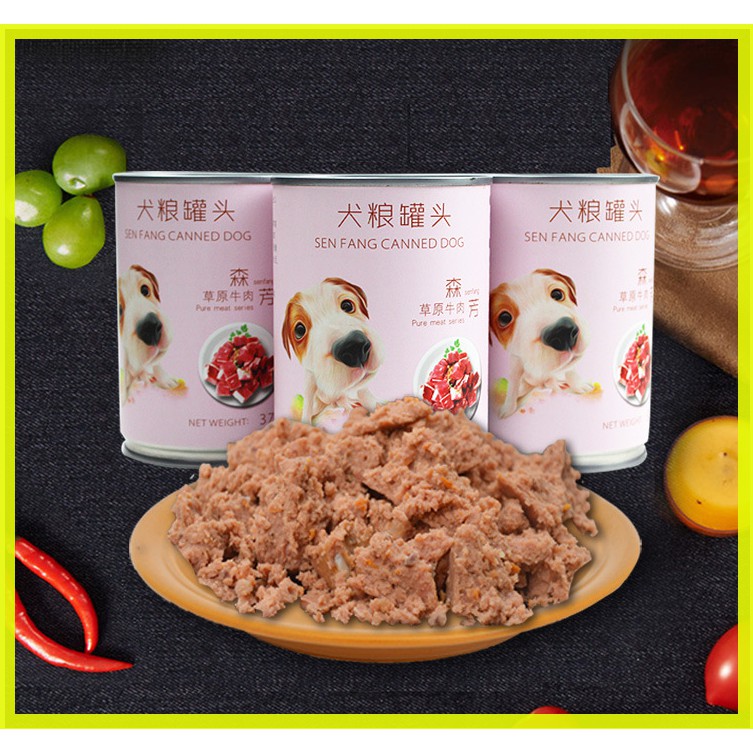 PATE CHO CHÓ HỘP 375g VỊ BÒ