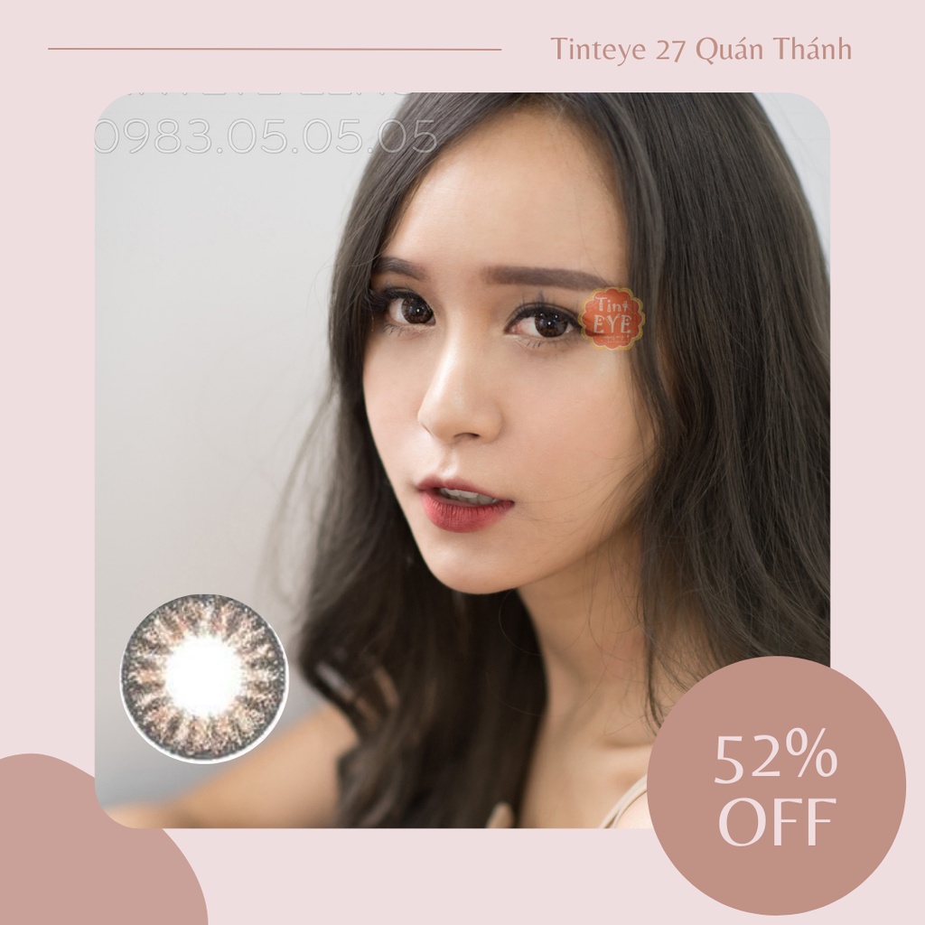 8 mẫu kính áp tròng tự nhiên Tinteye Lens 0 - 8 độ FLASHSALE