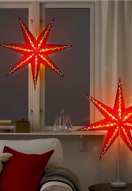 Sao trang trí IKEA STRALA Noel (không kèm bóng) 70cm indoor