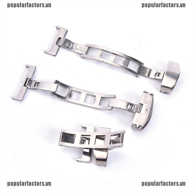 Khóa Bướm Inox Chất Lượng Cao Cho Đồng Hồ Thông Minh 18 / 20 / 22mm