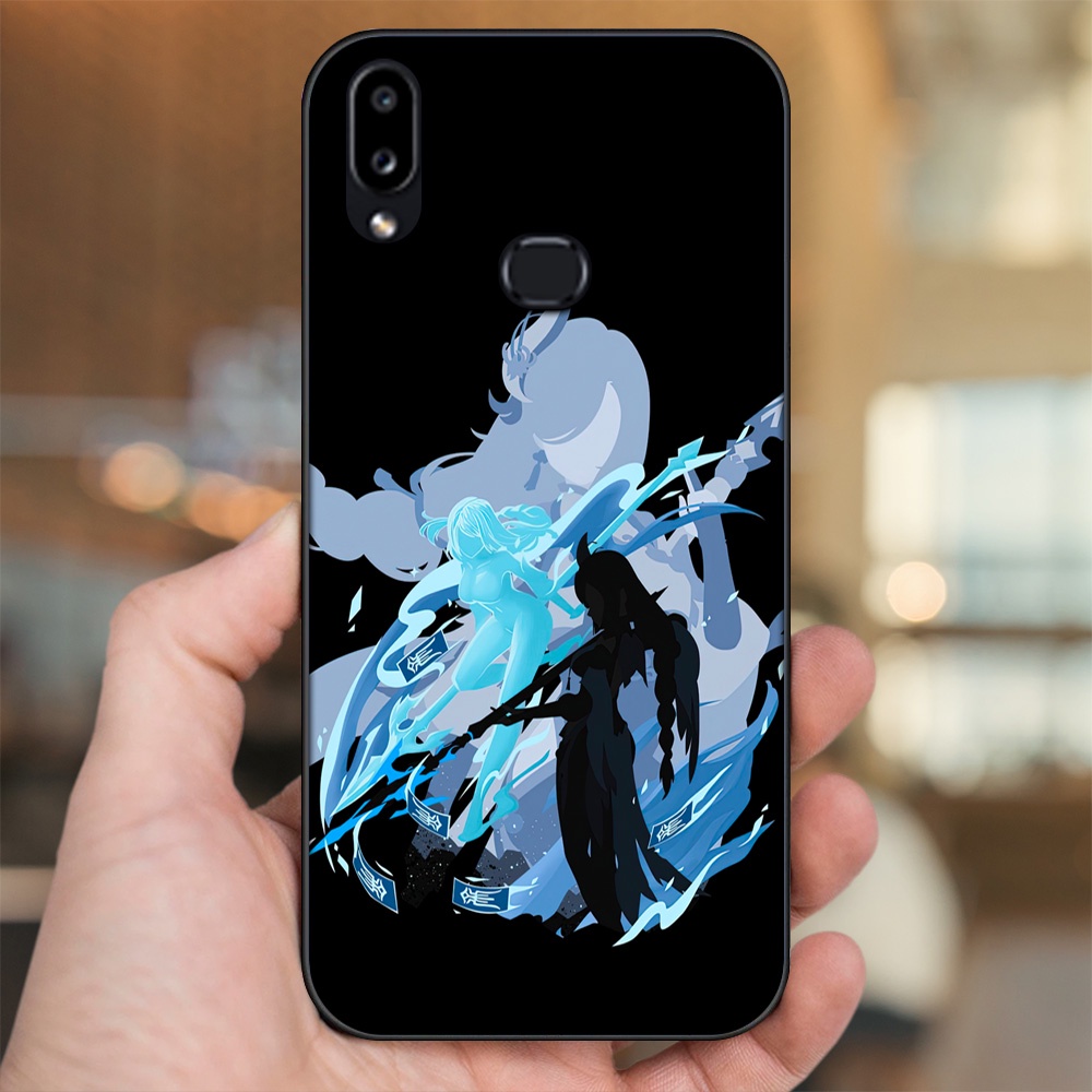 Ốp lưng Samsung A10S viền đen in hình Shenhe Genshin Impact