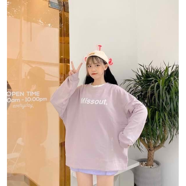 (Full tem tag logo) ÁO SWEATER Missout Basic unisex nam nữ | BigBuy360 - bigbuy360.vn