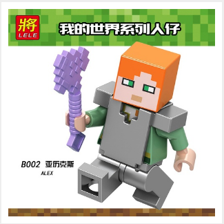 Đồ chơi mô hình Minecraft My world ALEX khả dụng lego quà tặng DIY cho trẻ