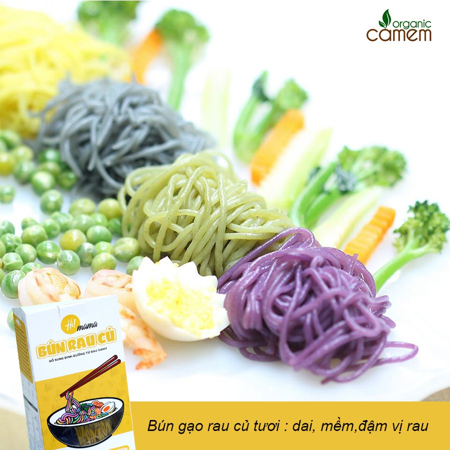 Bún Rau Củ -Mì Gạo Rau Củ Nguyên Minh mix 300gr - Dinh Dưỡng Từ Bột Gạo Và Bột Rau Củ,Cho Bé Ăn Dặm,Người Ăn Kiêng