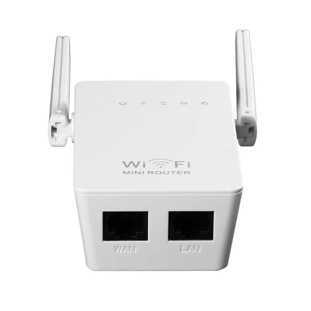 Kích sóng wifi Wireless-N Repeater 2 râu phát sóng cực khỏe -dc3834