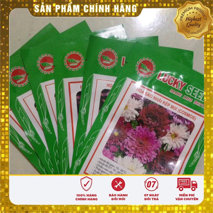 Hạt Giống Cúc Sao Nhái Kép Mix 50 hạt