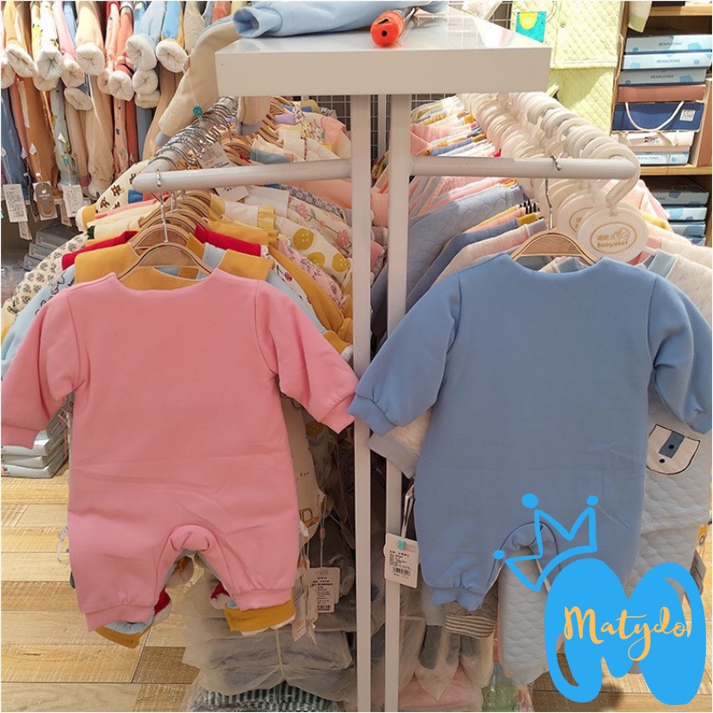 Bodysuit cho bé nỉ bông dài tay MATYDO cho trẻ sơ sinh đồ bộ liền thân trẻ em từ 3-13kg