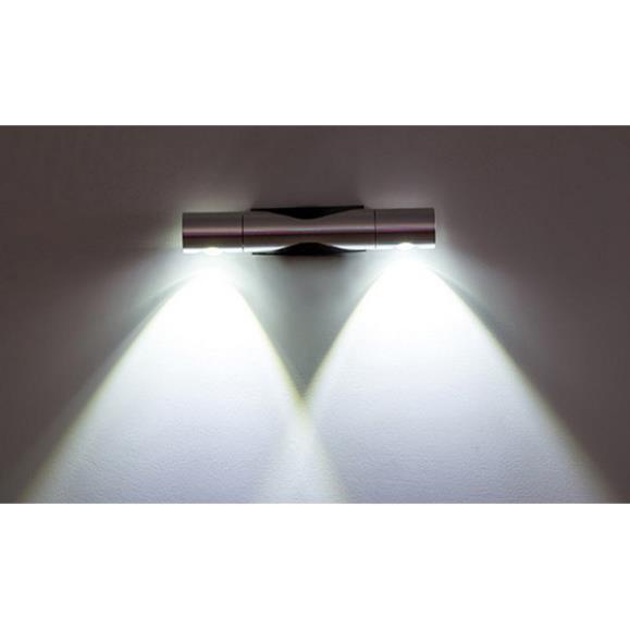 Đèn led trang trí gắn tường trục xoay 2 mắt led