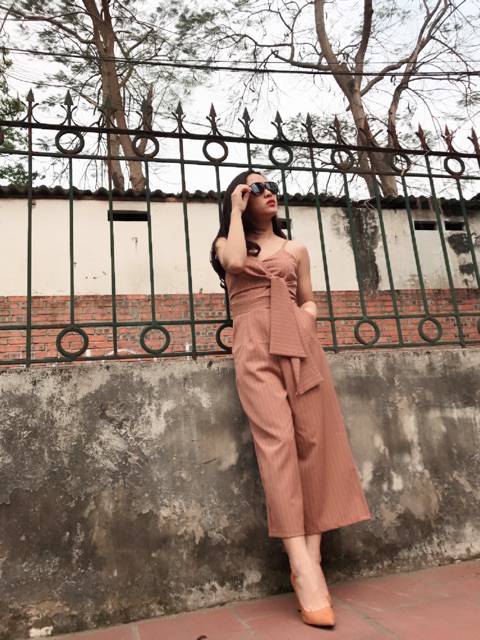 Jumpsuit 2 dây quần thụng siêu chảnh! Mặc cực tôn dáng, che mọi khuyết điểm luôn nè, 5 màu cực sang nha các khách iêu 😍