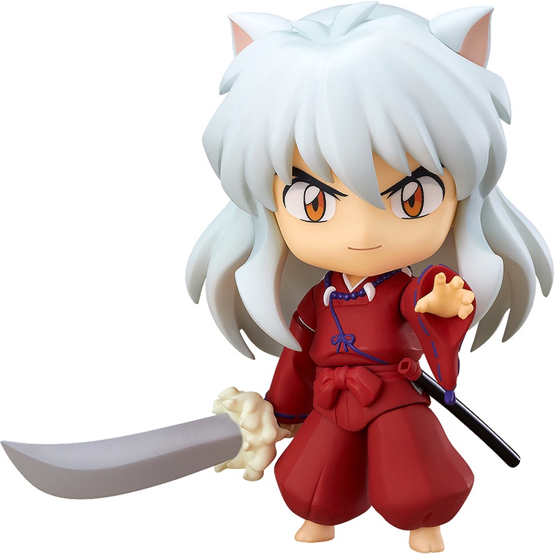Mô hình nhân vật Sesshoumaru trong Inuyasha Nendoroid 1300 # 1514 # 10cm bằng PVC