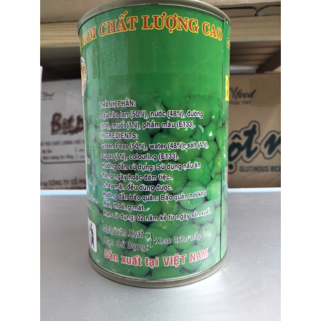 Đậu hà lan Nguyên Thảo, hộp 425g