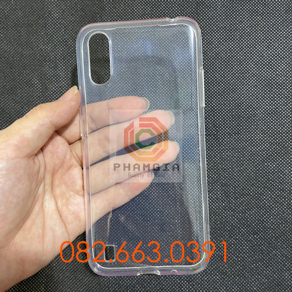 Ốp lưng Samsung A01 dẻo trong