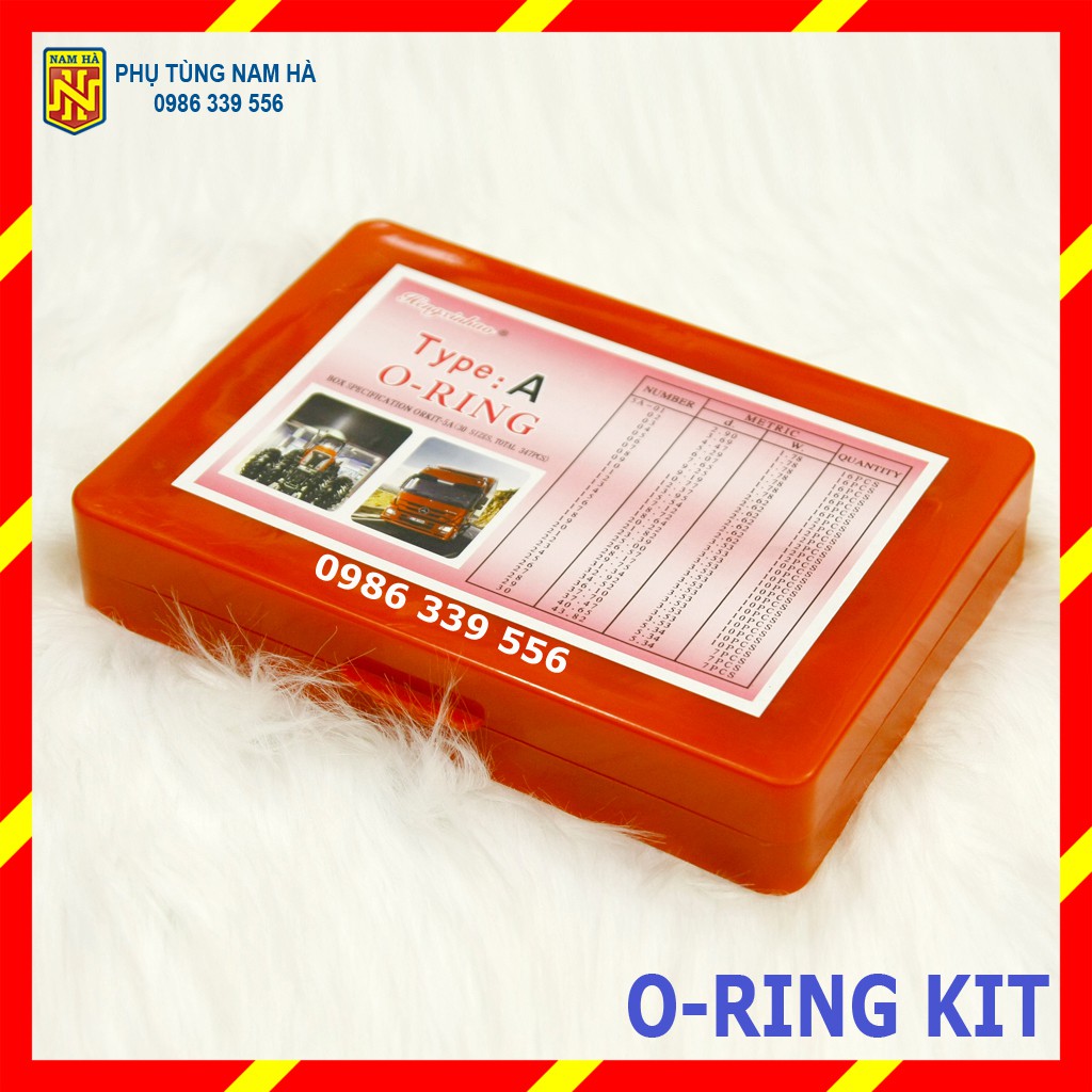 Hộp gioăng sim cao su thay thế chịu dầu NBR chịu nhiệt 30 cỡ size (Màu đỏ)