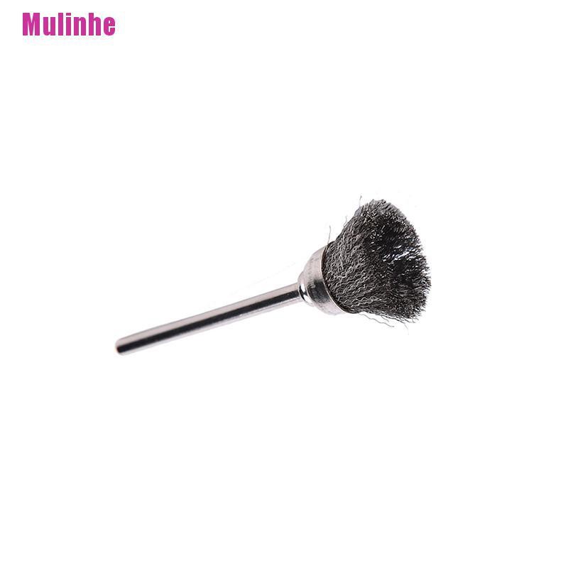 Bộ 10 Cọ Sợi Thép Không Gỉ Mini Cho Máy Xoay Dremel