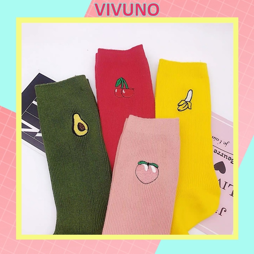 Vớ tất in hình trái cây cực xinh TN44