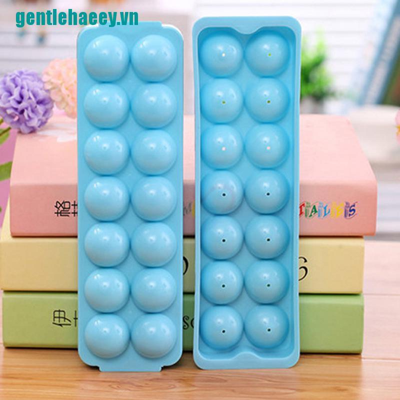Ee☌Khuôn Silicon Làm Đá Hình Cầu