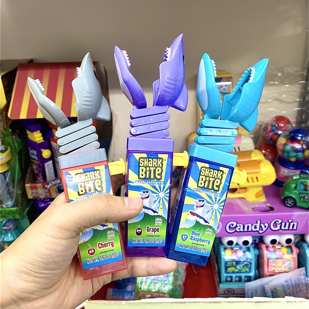 Kẹo đồ chơi trẻ em hình cá mập nhập khẩu Mỹ hãng Kidsmania