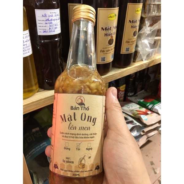 Mật ong lên men Bản Thổ (vị tỏi)