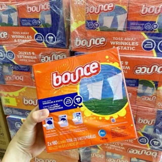 Giấy thơm Bounce hộp 160 tờ.