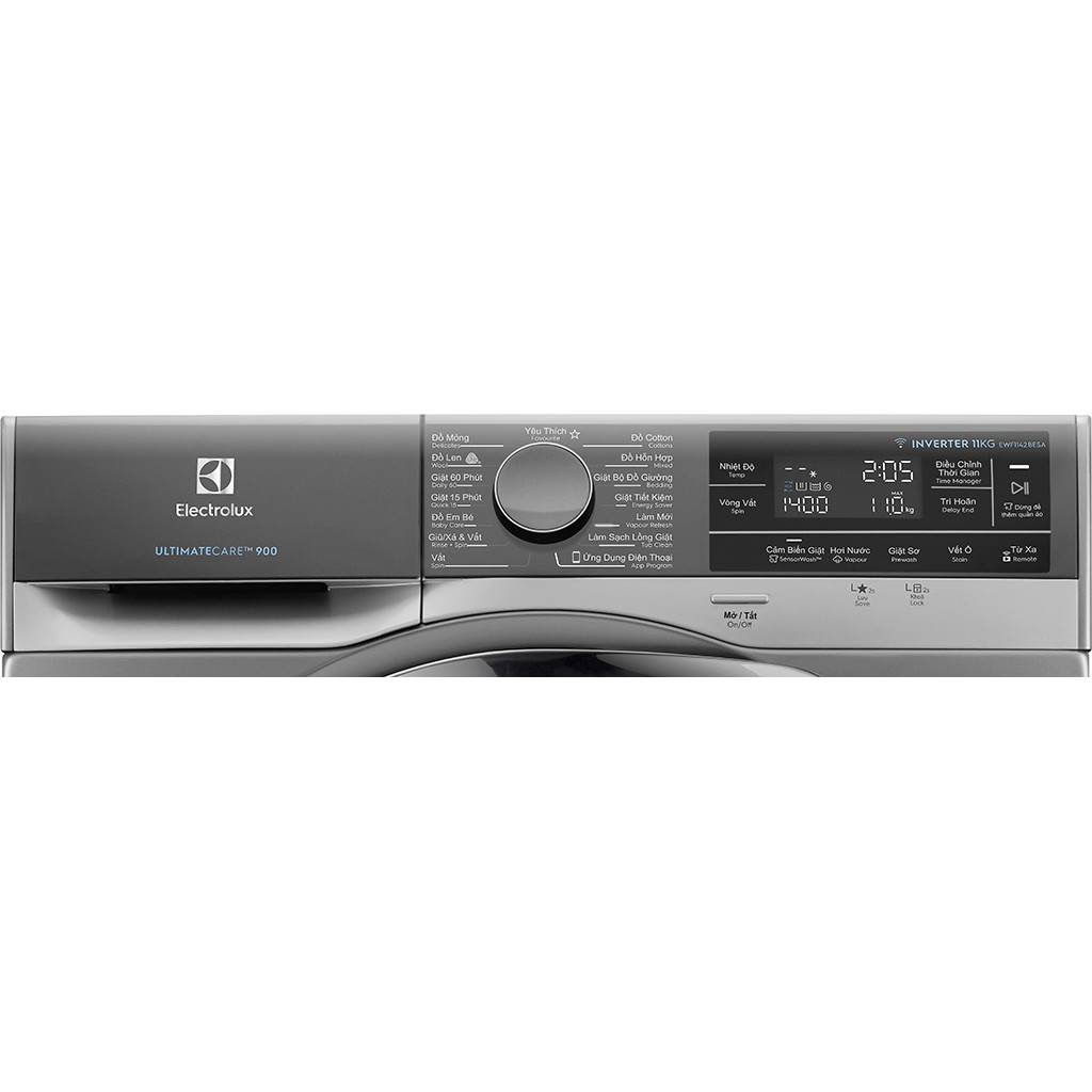 Máy giặt lồng ngang Electrolux 11Kg EWF1142BESA Giặt bằng nước nóng,Giặt hơi nước diệt khuẩn, giao hàng miễn phí TP HCM