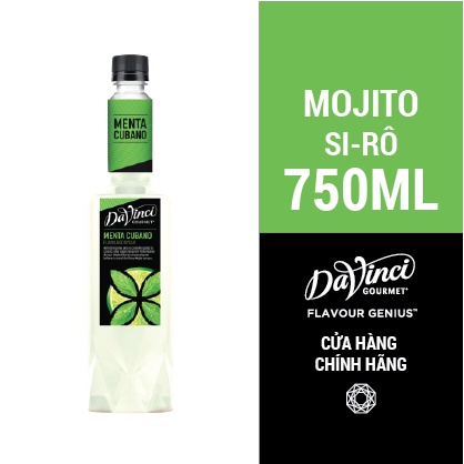 Siro Hương Mojito / Menta Cubano Syrup - DaVinci Gourmet (HSD: 20/11/2025)