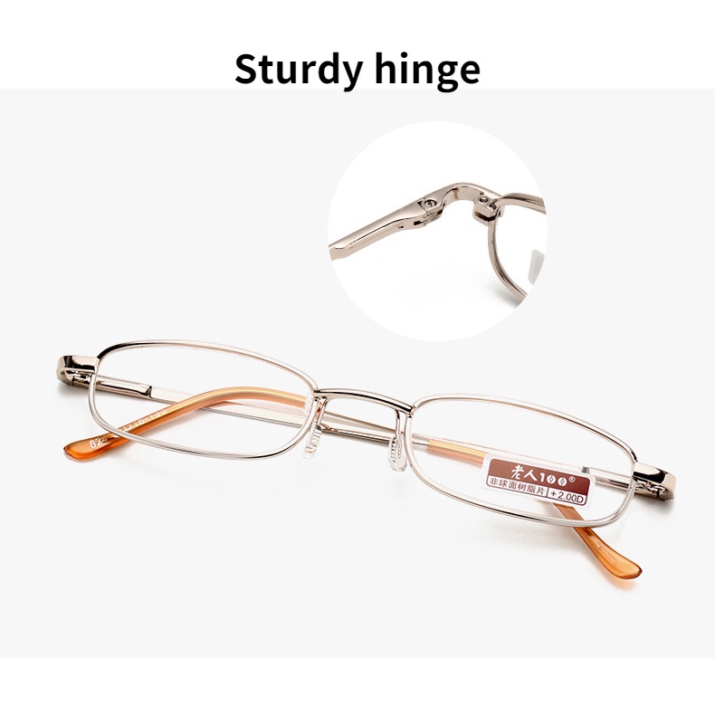 Chống ánh sáng xanh Kính đọc sách của nam giới Giá đỡ bút cầm tay Chất liệu kim loại Kính đọc