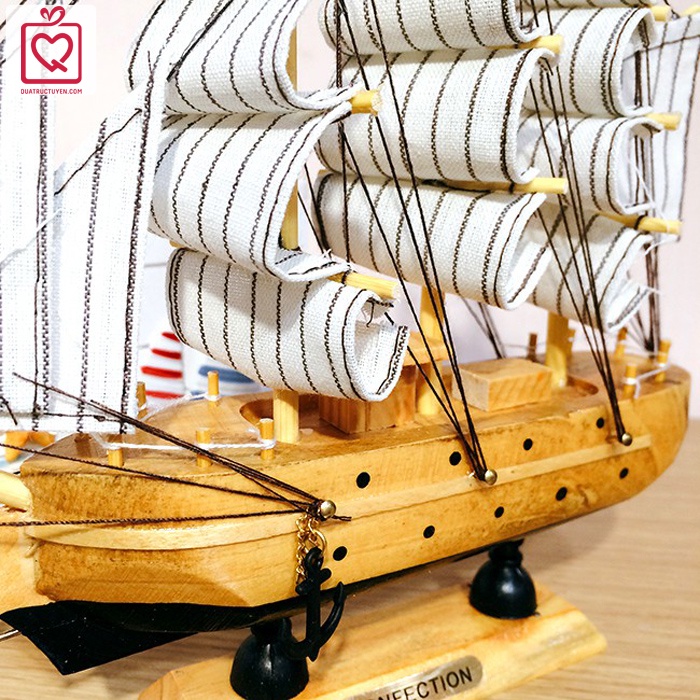Mô hình thuyền buồm 20C3 - 20cm - Quà tặng sinh nhật, tặng bạn trai, bạn gái, người yêu
