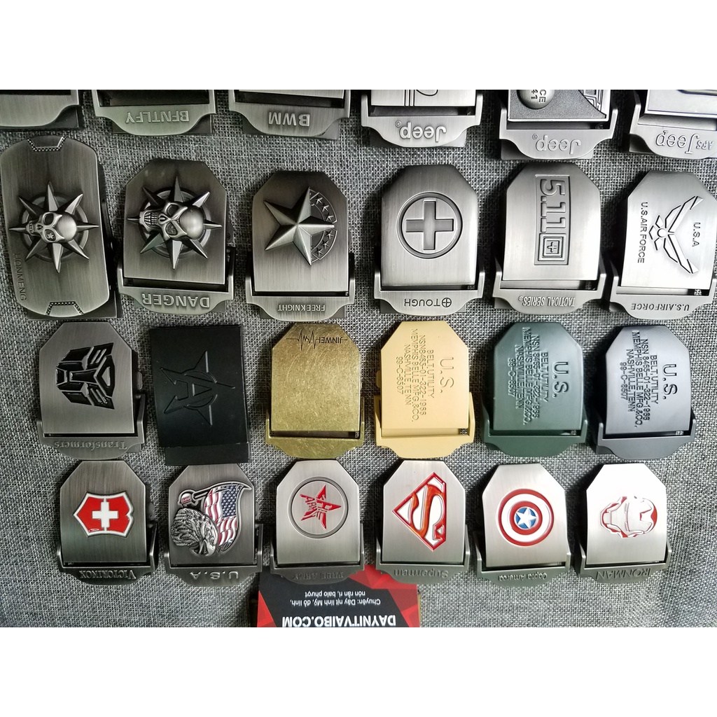 Thắt lưng Dây nịt vải bố màu lính chỉ dây rời không bao gồm mặt nịt bút nịt buckle hơn 36 màu dây bản dày 4mm