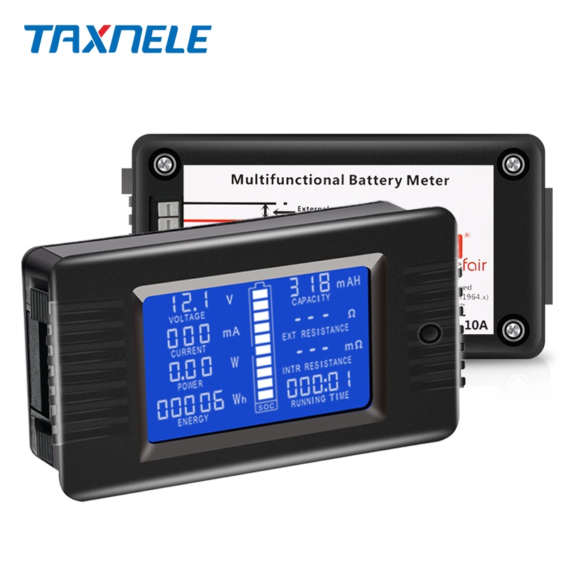 Đồng Hồ Đo Điện Áp Bình Ắc Quy DC 0-200V 100A 300A 12v 24v 48v 96v Chuyên Dụng Cho Xe Hơi