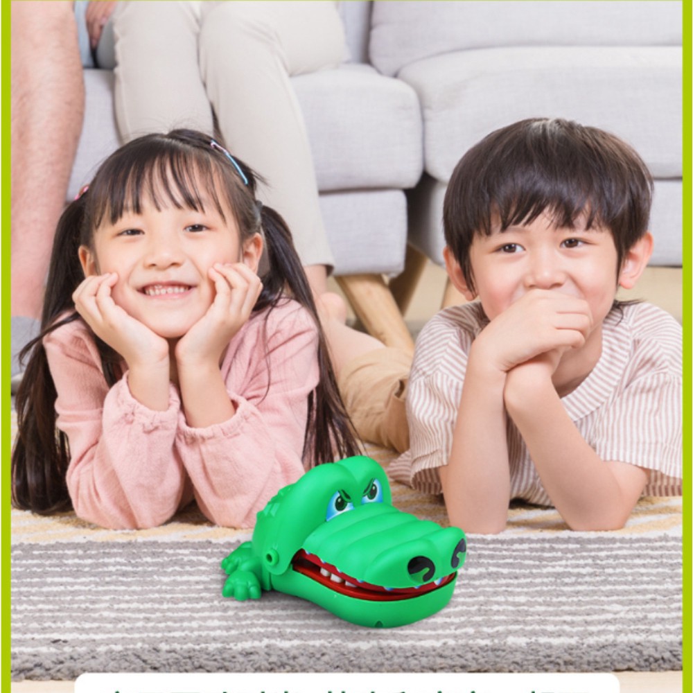 CROCODILE Đồ Chơi Hàm Răng Cá Sấu Vui Nhộn