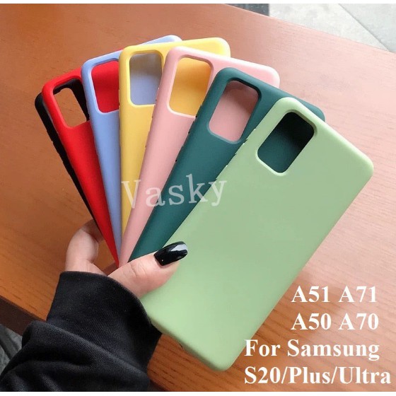 Ốp lưng dẻo màu Galaxy S20/ S20 5G/ Note 10 Lite hiệu KT chống bám bẩn ( Nhiều màu )