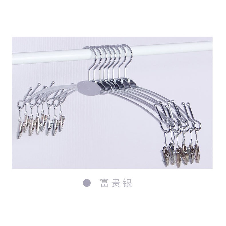 Móc Kẹp Đồ Lót, Kẹp Đồ Bikini Kim Loại Mạ Vàng, Hồng Dây Xoắn 28cm | BigBuy360 - bigbuy360.vn