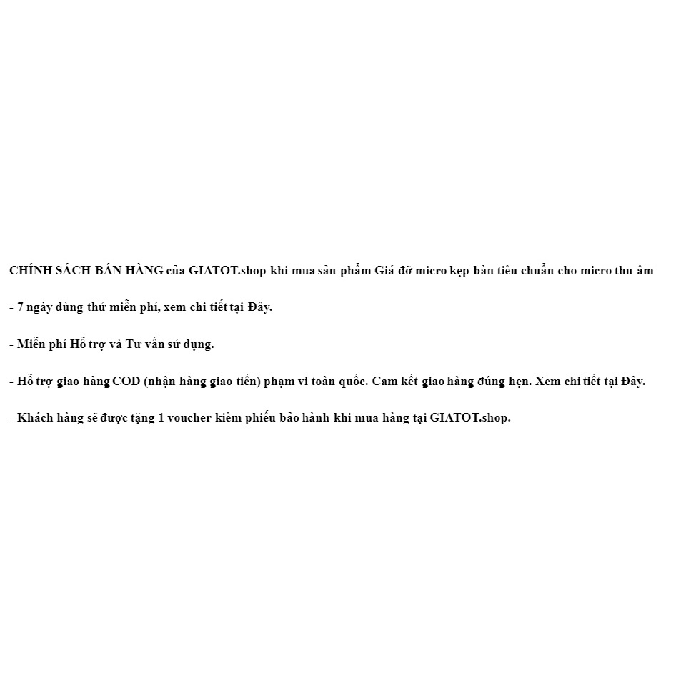 Chân Mic kẹp bàn tiêu chuẩn micro thu âm( dành cho phòng thu)