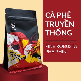 Cà phê robusta buôn ma thuột dùng cho pha phin túi 200gram