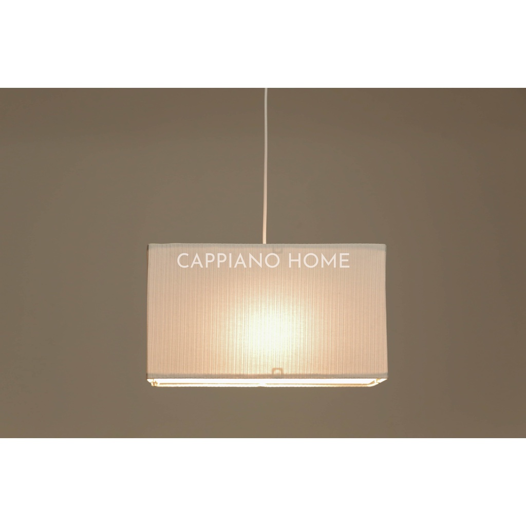Đèn thả tháo lắp hình chữ nhật  thủ công Cappiano Home