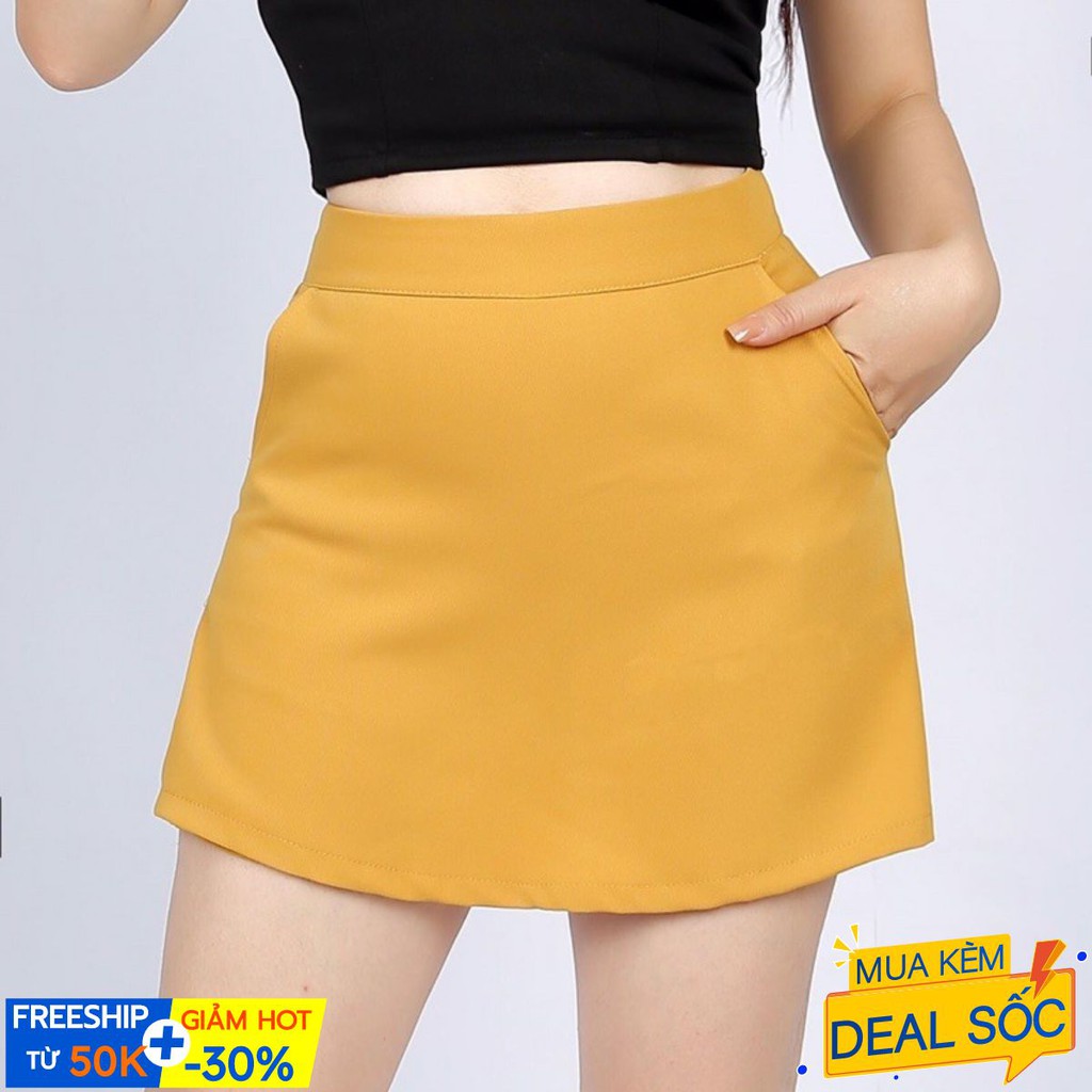 XẢ KHO CẮT LỖ MÃ xmhk V205 QUẦN GIẢ VÁY, quần giả váy chữ a SIÊU HOT chân dài miên man chất tuyết mưa cao cấp