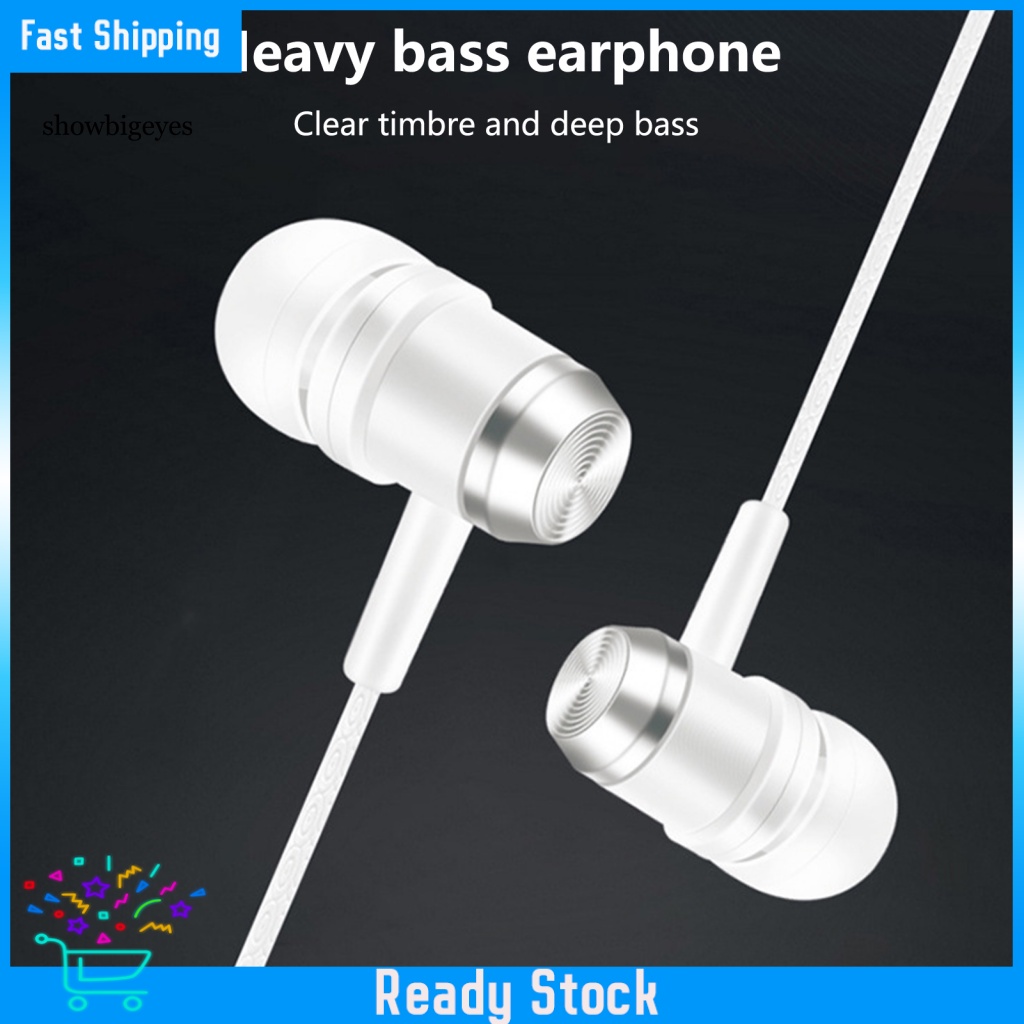 Tai Nghe Nhét Tai Jack 3.5mm Âm Thanh Siêu Trầm